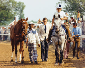 Open image in slideshow, Secretariat on the Track
