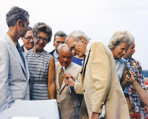 Open image in slideshow, Lucien and Penny Giving Interviews
