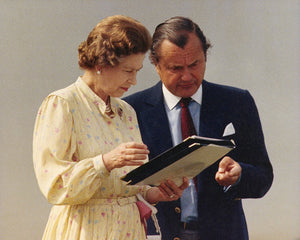 Open image in slideshow, Queen Elizabeth II with Alec Head
