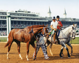 Open image in slideshow, Secretariat Going to the Barns
