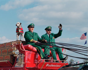Open image in slideshow, Famous Budweiser Wagon and Dalmatian
