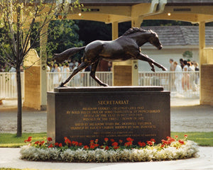 Open image in slideshow, Secretariat Statue at Belmont Park
