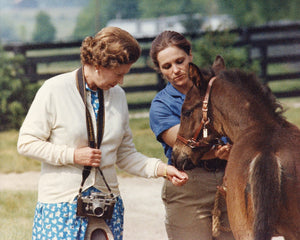 Open image in slideshow, Queen Elizabeth II with Foal
